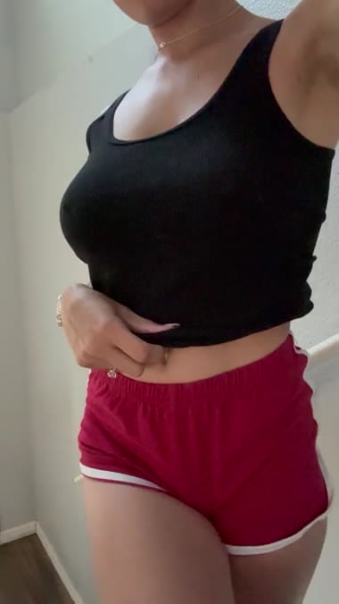 I hope you don’t mind if I don’t wear a bra when you come over????