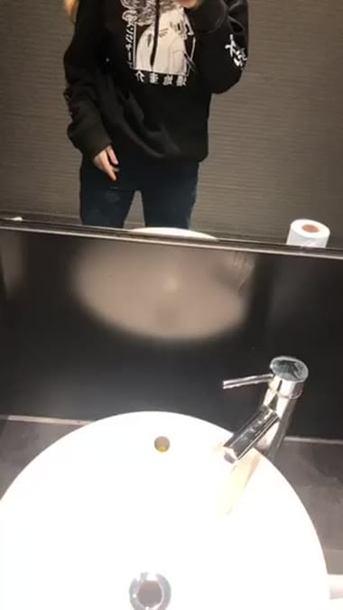 Out with my family, ran into a public restroom just to post for you guys ????